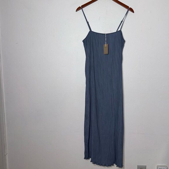 Madewell The Goldie Dress in Plissé Womens Size 6 - Picture 4 of 10